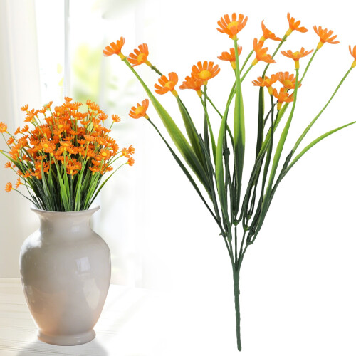 Artificial Daisy Bouquet – Plastic Floral Decor for Home,