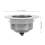 Stainless Steel Kitchen Sink Drain Stopper with Popup Filter 2