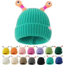 Cute Glowing Little Monster Knit Hat, Monster Tentacle Knit Hats, Cute Little Monster LED Knit Beanie