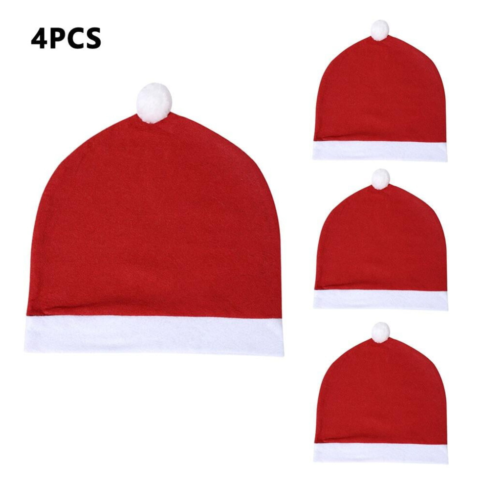 2/4Pcs Santa Hat Headrest Covers, Christmas Car Accessories Â Dust- & Scratch-Proof, Compatible With Most Vehicles Red 9426043080860