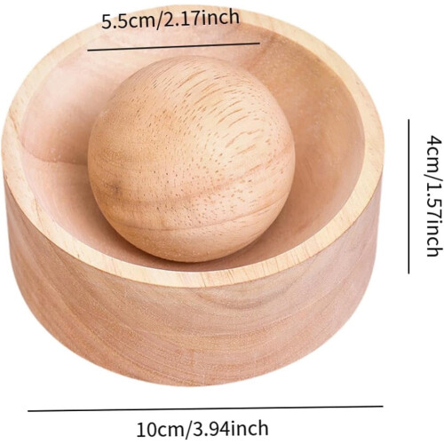 Houten dumplingpers met een diameter van 10 cm. 1
