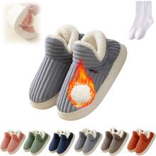 Pantuflas Hadanceo Sunshine Cloud para hombre y mujer, pantuflas suaves y acogedoras, calzado de casa de invierno cálido y antideslizante.