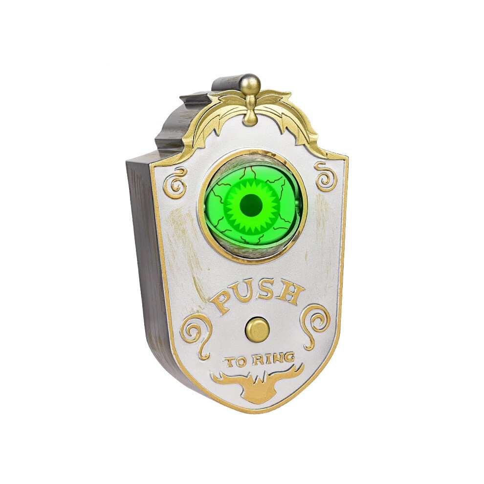 Animated Eyeball Halloween Doorbell Prop With Spooky Sounds 968604378614