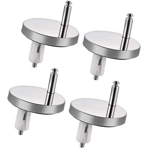 Skruvar för toalettlock, 4-pack
