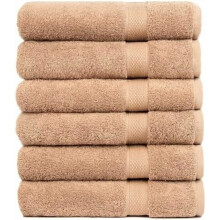 Cotton Bath Towels 24 x 50 in Set of 6