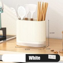 Household Kitchen Spoon Storage Box Chopstick Holder Drain Rack Wall Mounted Non Perforated Countertop Tableware Chopstick Cage