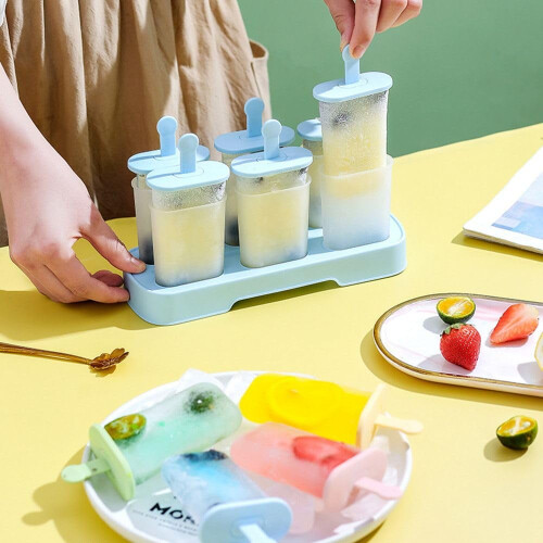 Wiederverwendbare Eisformen-Sets – 6er-Pack, BPA-frei 1