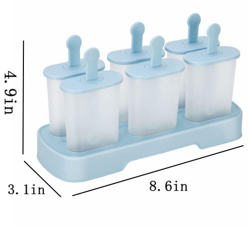 Wiederverwendbare Eisformen-Sets – 6er-Pack, BPA-frei 2