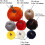 8pcs Assorted Velvet Pumpkins for Halloween Decor 3
