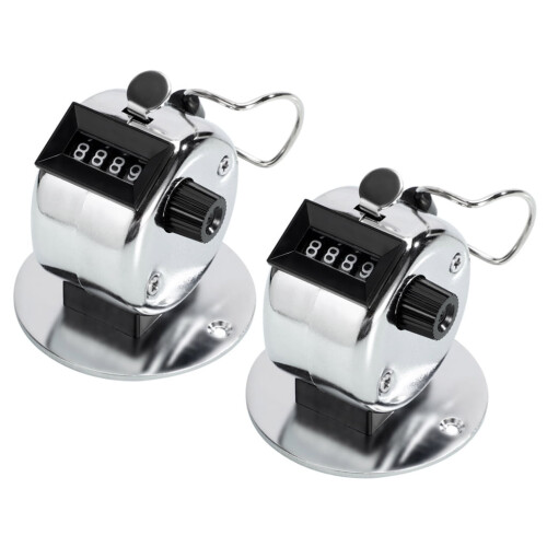 Metal Hand Tally Counter with 4-Digit Display 1