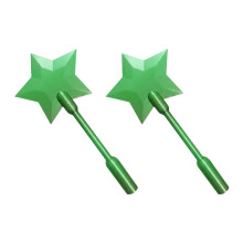 Bacchetta di pagamento contactless a forma di stella per bambini, 30 cm, verde