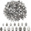 Embouts de câble en alliage d'argent, lot de 6, 8–14 mm 1