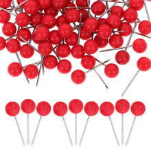 Chinchetas de cabeza redonda KALLORY, acero inoxidable, 200 unidades