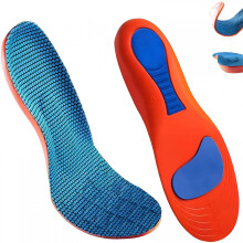 Hallux valgus-inlägg, komfort passform, unisex, storlek 39-40, orange