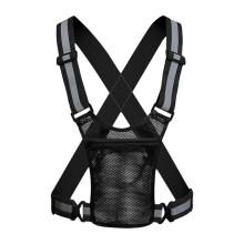 Reflective Mesh Vest for Cycling with Pocket & High-Visibility Safety Design