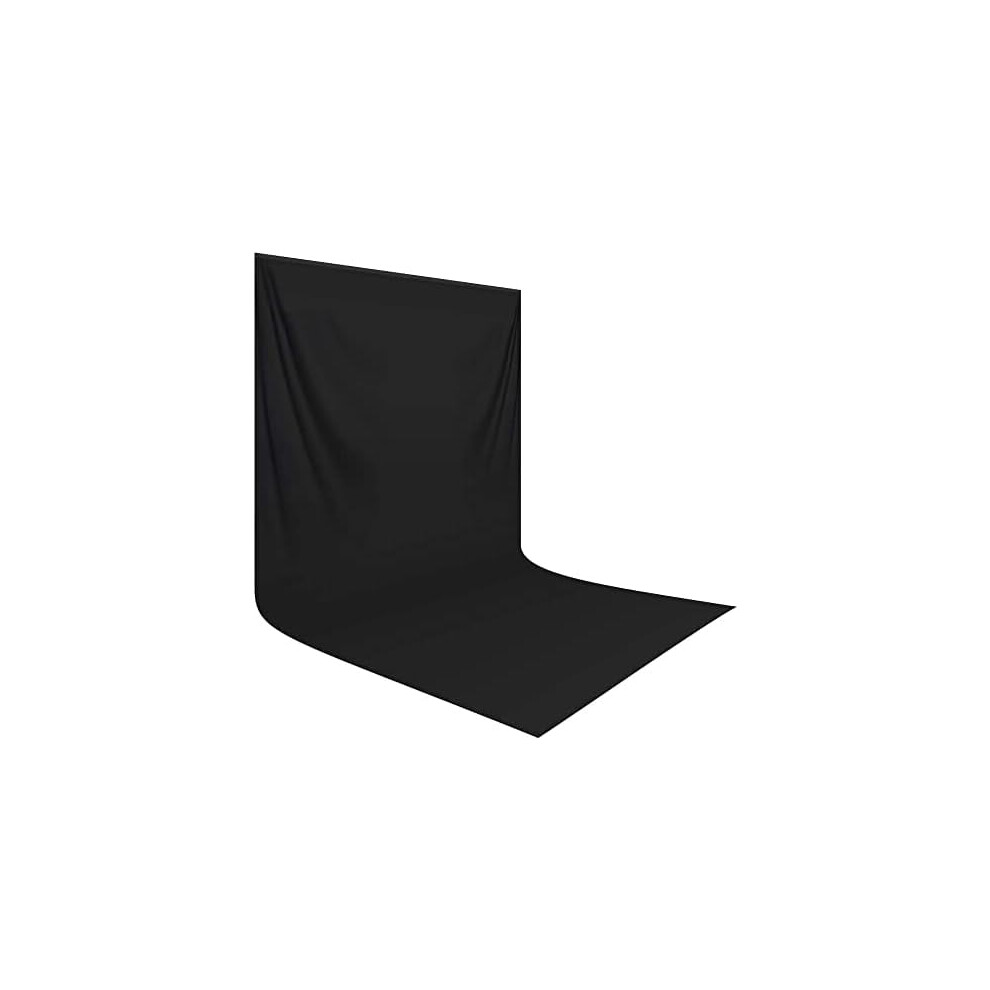 10X20 Ft Backdrop Cloth For Photoshoot, Party, Studio & Tv Â Compatible With Photography & Video Black 9426043181130