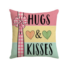 Yellow Valentines Day For Girlfriend Pillow Cushion Home Printing Pillow Set Sofa Bedside Cushion Yellow Color 17.71In X 17.71In