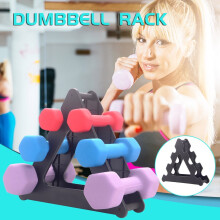3 Tier Dumbbell Rack Weight Storage Stand for Home Gym Fitness Equipment Organizer Space Saving Holder Without Dumbbells Included