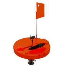 10.6in Thermal Tip Up Ice Fishing Tip Up Outdoor Winter Ice Fishing Insulator Cover Marker Flags Ice Fishing Accessories