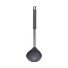 Polonic din plastic cu mâner din oțel inoxidabil 30,5 cm
