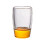 Copo de dose com base colorida, 44 ml (1,5 oz), base pesada transparente. 1