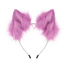 Handmade Wolf Ears Headband – Athletic Sweatband for Men & Women, 90s Style, Compatible with All Head Sizes