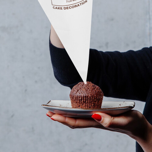 Gjenbrukbar bomullsbakepose til kakedekorering 2