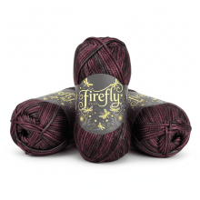 Priadza Firefly s dúhovým leskom, metalická 100g