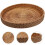 Round Handwoven Rattan Serving Tray 3