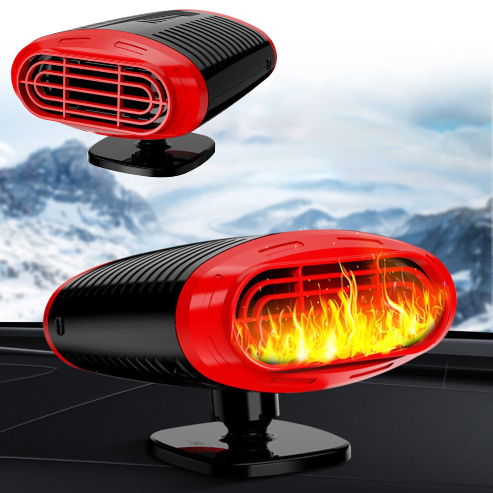 Compact Portable Car Heater For Winter, 12V Vehicle Defroster And Interior Warmer With Rapid Heating 9426043260521