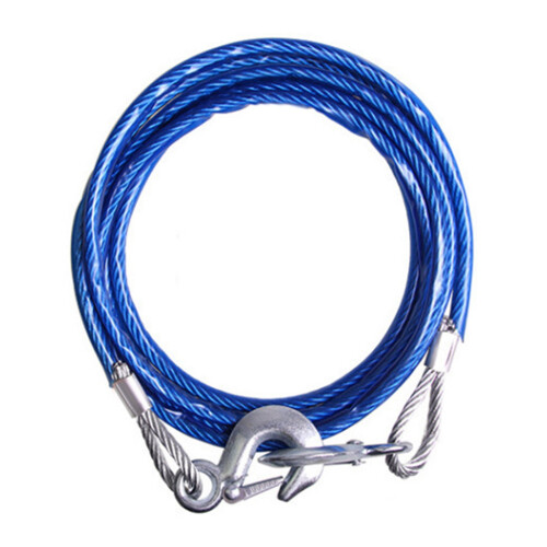 Trailer Tow Rope with Hook 4/5m 3/5/7 Ton Capacity