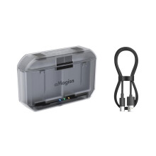 For AMagisn for DJl Action 5 Pro/4/3 /for Osmo 360 Action Camera Charging Box,