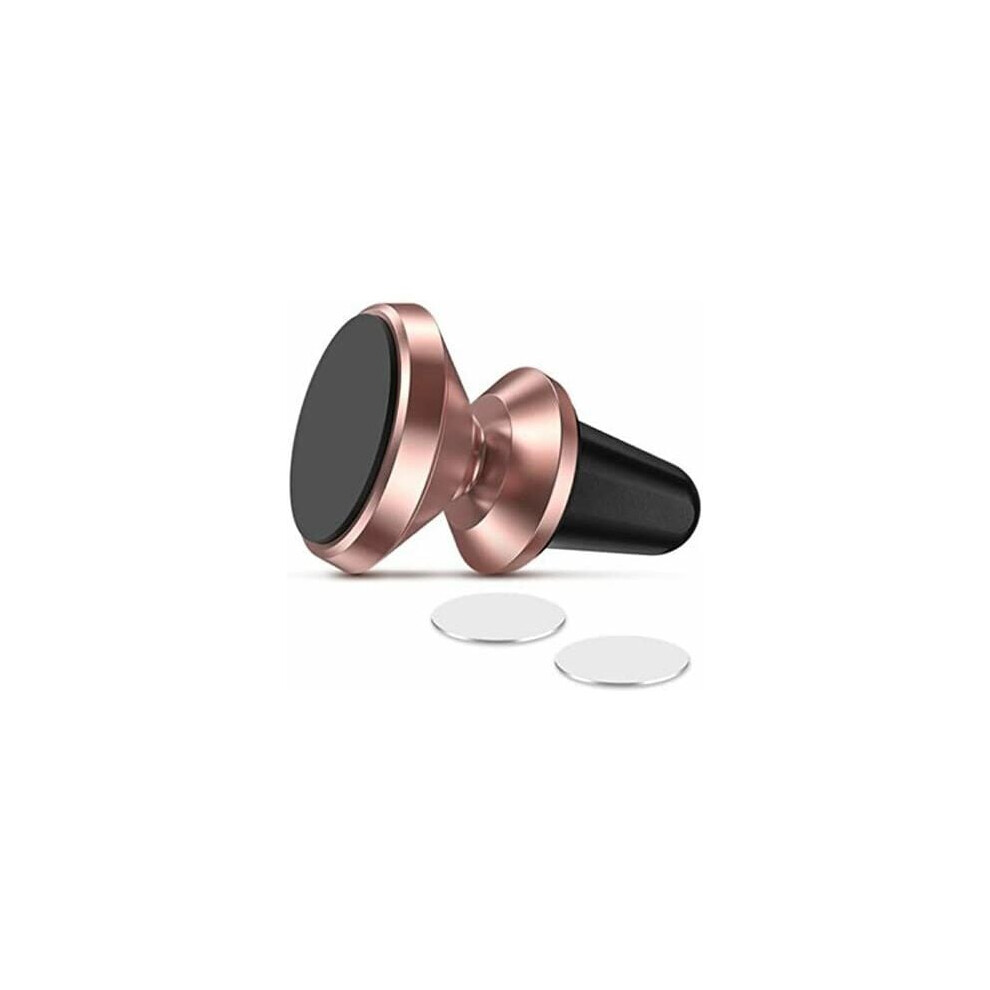 Magnetic Phone Mount, Universal Air Vent Car Holder, 360 Rotation For Optimal Viewing Easy Install Tone Reliable Construction Compact Gold 9044386821232