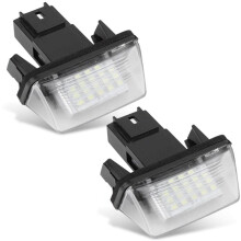 High Power LED License Plate Lights, Energy Saving LED Source With Long Service Life, Quick Installation For Your Vehicle's Rear Lighting Upgrade