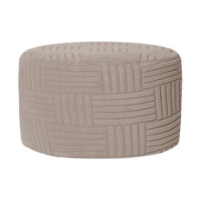 Ronde poefhoes van zacht spandexmateriaal (1 stuk)