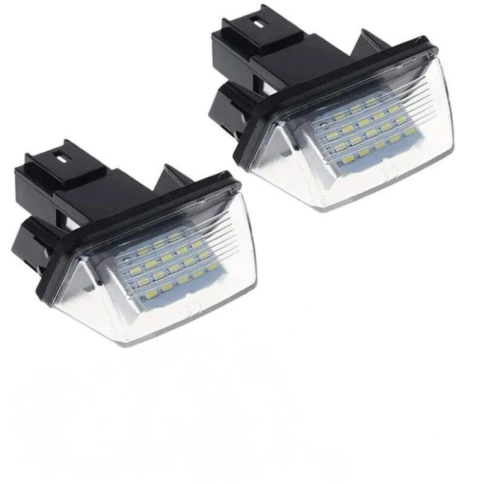 Car Exterior Led Tag For Rear Number Plate, No Obd Error License Plate Frame Lamps With Durable Construction And Good Quality 3528Smd Led Light 9044386824516