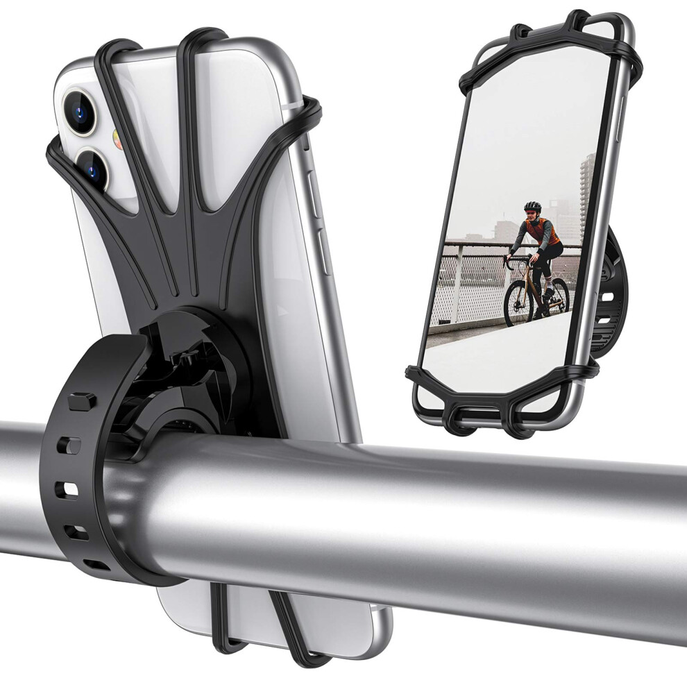 360 Rotation Bike Phone Holder, Shock Absorption For Road Bike, Gravel Bike Mountain Bike City/Hybrid Bike Gear Bike Motorcycle Types Incl 9044386822130