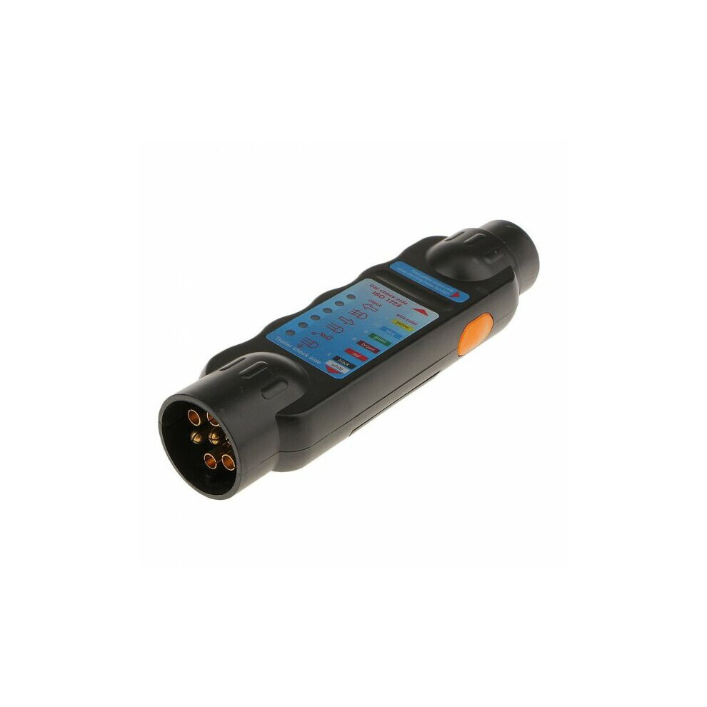 Wiring Diagnostic Tool, Circuit Diagnostic, 7 Pin Trailer Tester With European Standard Connector For Trailer Testing Plug And Play Design Light 9044386810304