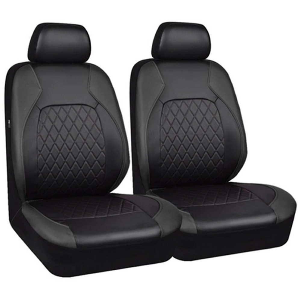 Protective Car Seat Covers, Stitched Faux Leather Refreshes Seats For Cars, Trucks, Vans & Suv, Universal Fit, Airbag Compatible, Easy Install 9044386808875