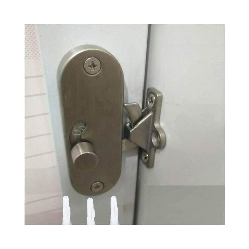 Privacy Lock, Barn Door Lock, Sliding Door Lock With Cam Bolt And Clamshell Design Stainless Steel Barn Sliding Door Lock For Indoor And Outdoor 9044386807465