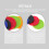 Air Hockey Pucks Plastic Assorted Colors5pcs 2