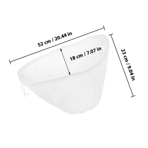 OULII Wiederverwendbare Nylon-Feinmaschen-Siebbeutel (2 Stück) 1