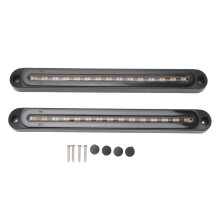 Safer Design Multi-Functional 10 Inch 30 Led Trailer Light Bar, Trusted Quality For Heavy Duty Trucks And Trailers (Smoke Lens), High Performance