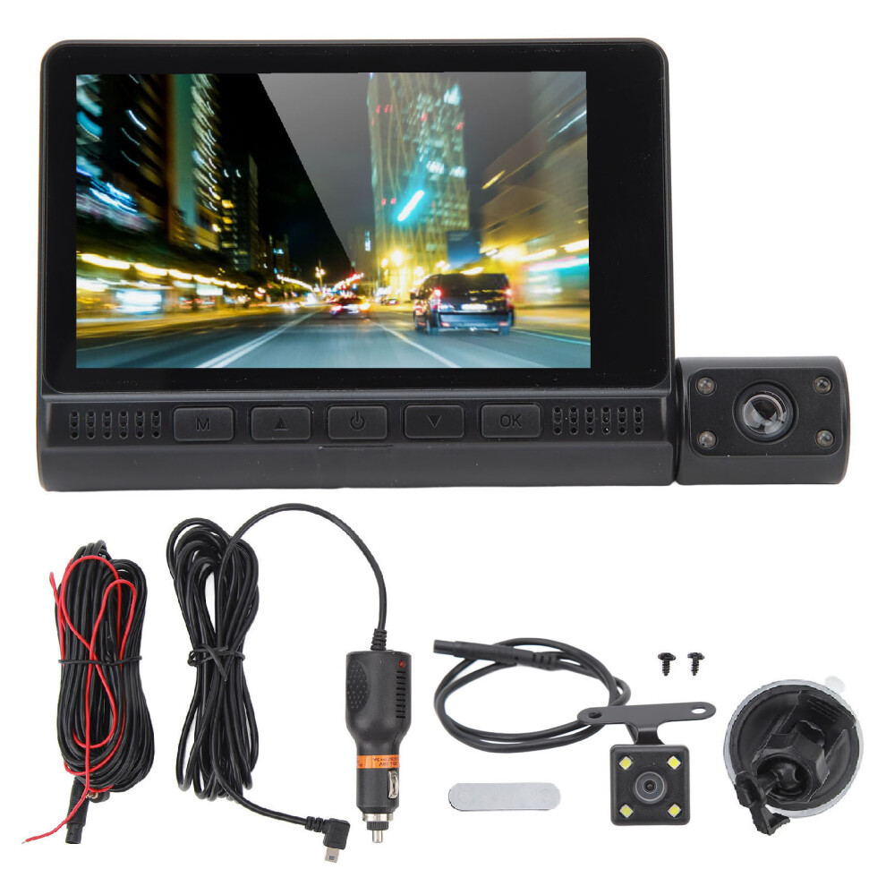 Dash Cam Trio, 1080P High Definition & Wifi Connectivity, Supports Loop Recording & Night Vision, For Your Car 9357860424387