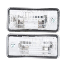 Xenon White Led License Plate Lights For Audi Vehicles, High Brightness No Error Code Led Tag Lamps With Can Bus Decoder, Long Lasting Water
