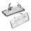 Xenon White Led License Plate Lights For Audi Vehicles, High Brightness No Error Code Led Tag Lamps With Can Bus Decoder, Long Lasting Water 3