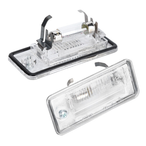 Xenon White Led License Plate Lights For Audi Vehicles, High Brightness No Error Code Led Tag Lamps With Can Bus Decoder, Long Lasting Water 2