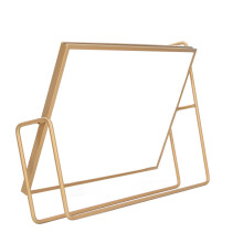 Gold Floating Picture Frame, 30x21.3cm, Rotating Iron & PET Flat Lay