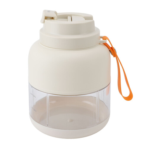 Portable Handheld Fruit Blender 800ml USB Rechargeable White