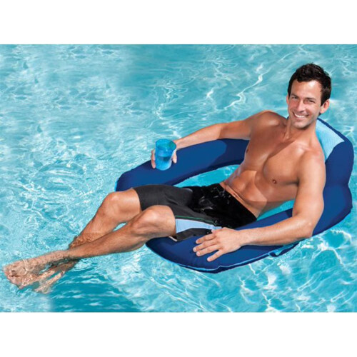 SwimWays Spring Float SunSeat Pool Lounger Mesh 2